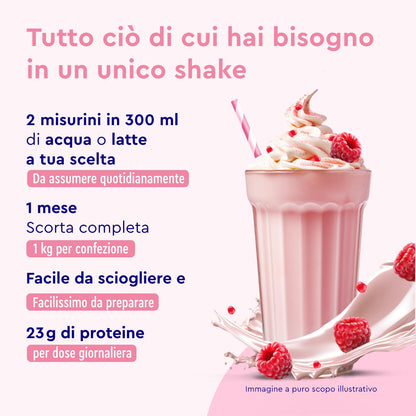 Proteine in Polvere Vegane 1 kg, 22 g Proteine, Gusto Vaniglia, Proteine Vegetali Isolate in Polvere di Pisello, Fagiolo e Girasole, Aumento e Crescita Muscolare*, senza Glutine, Zucchero e Lattosio