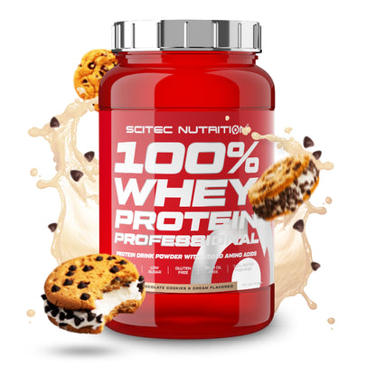 Scitec Nutrition 100% Whey Protein Professional - Potenziato con aminoacidi extra ed enzimi digestivi - Senza glutine - Senza olio di palma, 2.35 kg, Cioccolato