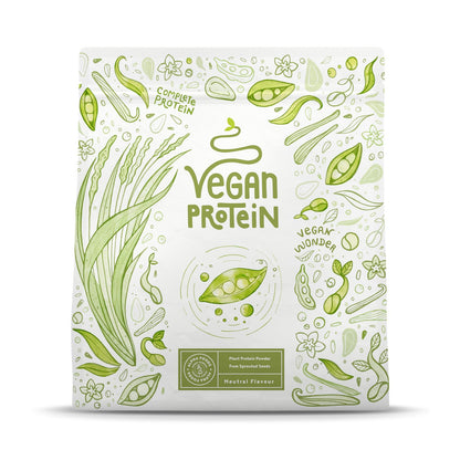 Proteine in Polvere Vegane | Gusto Cioccolato | 21g Proteine | Proteine Vegetali Isolate in Polvere di Pisello, Riso, Girasole e Soia | Massa Muscolare | 1.2kg Vegan Protein Powder | Alpha Foods