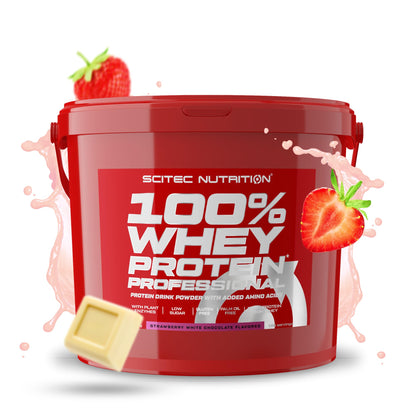 Scitec Nutrition 100% Whey Protein Professional - Potenziato con aminoacidi extra ed enzimi digestivi - Senza glutine - Senza olio di palma, 2.35 kg, Cioccolato