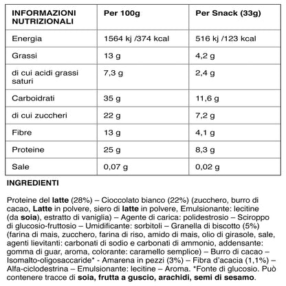 Enervit, Enerzona Protein Snack 40-30-30 Gusto Crunchy Berries, 30 Barrette Proteiche da 33gr Dieta a Zona con Proteine del Latte e Fibre, per Mantenere il Tono Muscolare, Senza Olio di Palma