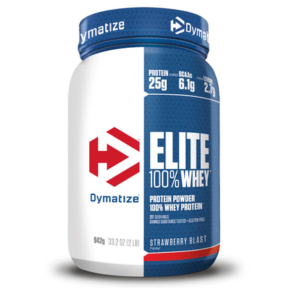 Dymatize Elite 100% Whey Rich Chocolate 2170g - Polvere ad alto contenuto di proteine e basso zuccheri del siero latte BCAA