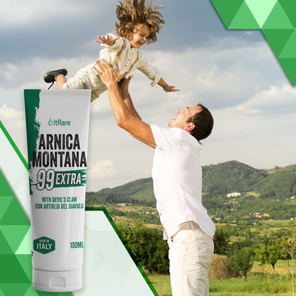 Arnica Montana Extra 99-100ml Arnica per Cavalli uso umano - - Pomata con Artiglio del Diavolo - Muscolare Gel Forte