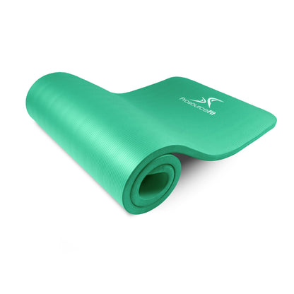 ProsourceFit Extra Thick Yoga and Pilates Mat ½” (13mm) or 1" (25mm), 71-inch Long High Density Exercise Mat with Comfort Foam and Carrying Strap