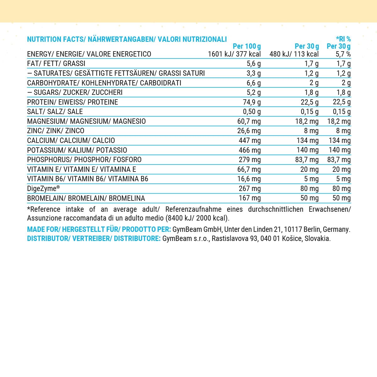 GymBeam Just Whey, Proteine in Polvere Multicomponente da Siero di Latte, Concentrato e Idrolizzato, 22,4g Proteine per Dose, con BCAA e Amminoacidi Essenziali (1000 g, Chocolate Milkshake)