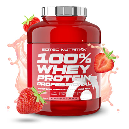 Scitec Nutrition 100% Whey Protein Professional - Potenziato con aminoacidi extra ed enzimi digestivi - Senza glutine - Senza olio di palma, 2.35 kg, Cioccolato