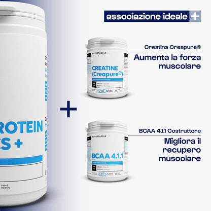 Nutrimuscle 100% proteine di uova pure | Pollo ruspante Francia - Shaker in polvere - 86% di proteine - Bodybuilding e fitness | Gusto Cioccolato Naturale (500 g (confezione da 1))