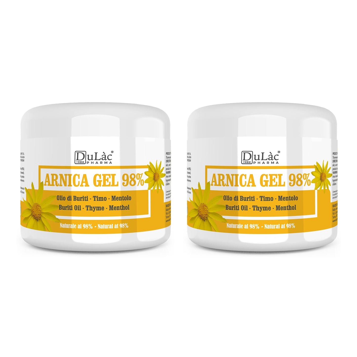 Dulàc - Arnica Per Cavalli Uso Umano Gel 500 ml, Arnica Forte 98% Non unge, Formula Naturale, per Massaggi a Muscoli e Articolazioni, Dermatologicamente Testato, Made in Italy