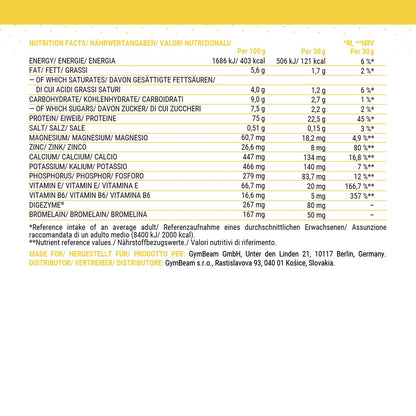 GymBeam Just Whey, Proteine in Polvere Multicomponente da Siero di Latte, Concentrato e Idrolizzato, 22,4g Proteine per Dose, con BCAA e Amminoacidi Essenziali (1000 g, Chocolate Milkshake)