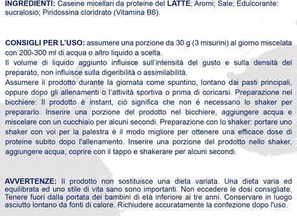 PROLABS PRIME CASEIN - 1 Kg - Vaniglia - Integratore alimentare di proteine del latte- Purissime caseine micellari - Crescita e mantenimento della massa muscolare