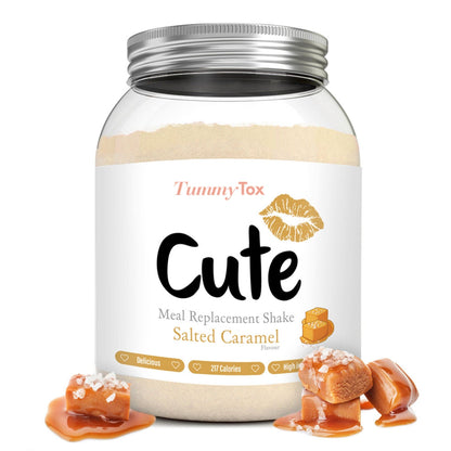 Cute Nutrition Frullato Sostitutivo del Pasto al Cioccolato - Shake Dietetico con Vitamine - Confezione da 500g con E-book Gratis di TummyTox