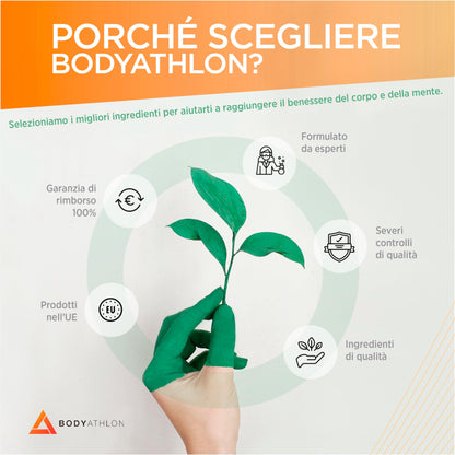 Bodyathlon- Creatina Monoidrata Creapure® 240 compresse- Creatina pura 3000mg per dose- Qualità guarantita senza additivi– Aumenta la massa musculare, forza e resistenza