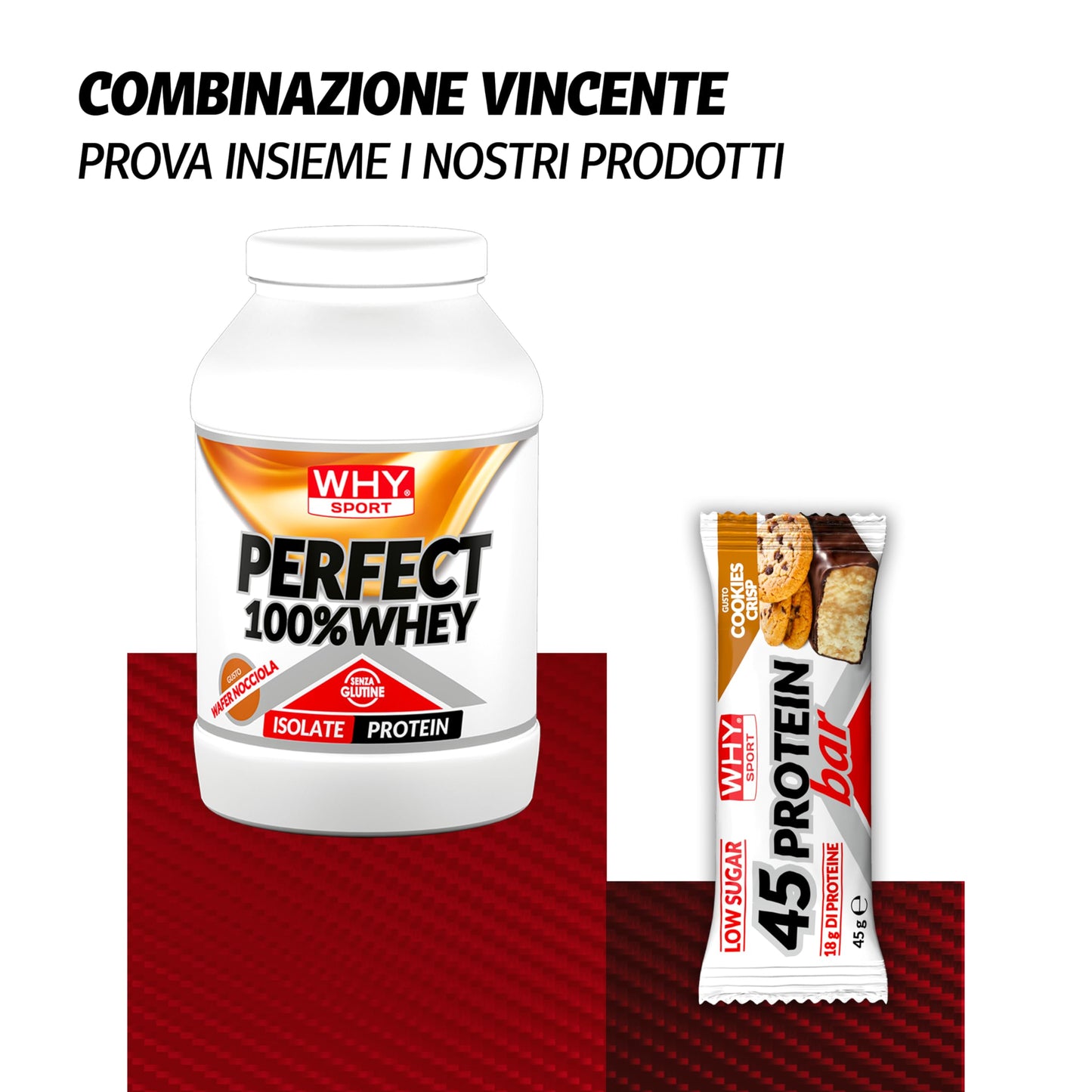 WHY SPORT PERFECT 100% WHEY - Proteine Whey - Proteine Isolate - Proteine in Polvere con Aminoacidi Essenziali per la Massa Muscolare - Gusto Cioccolato al Latte - 900 gr