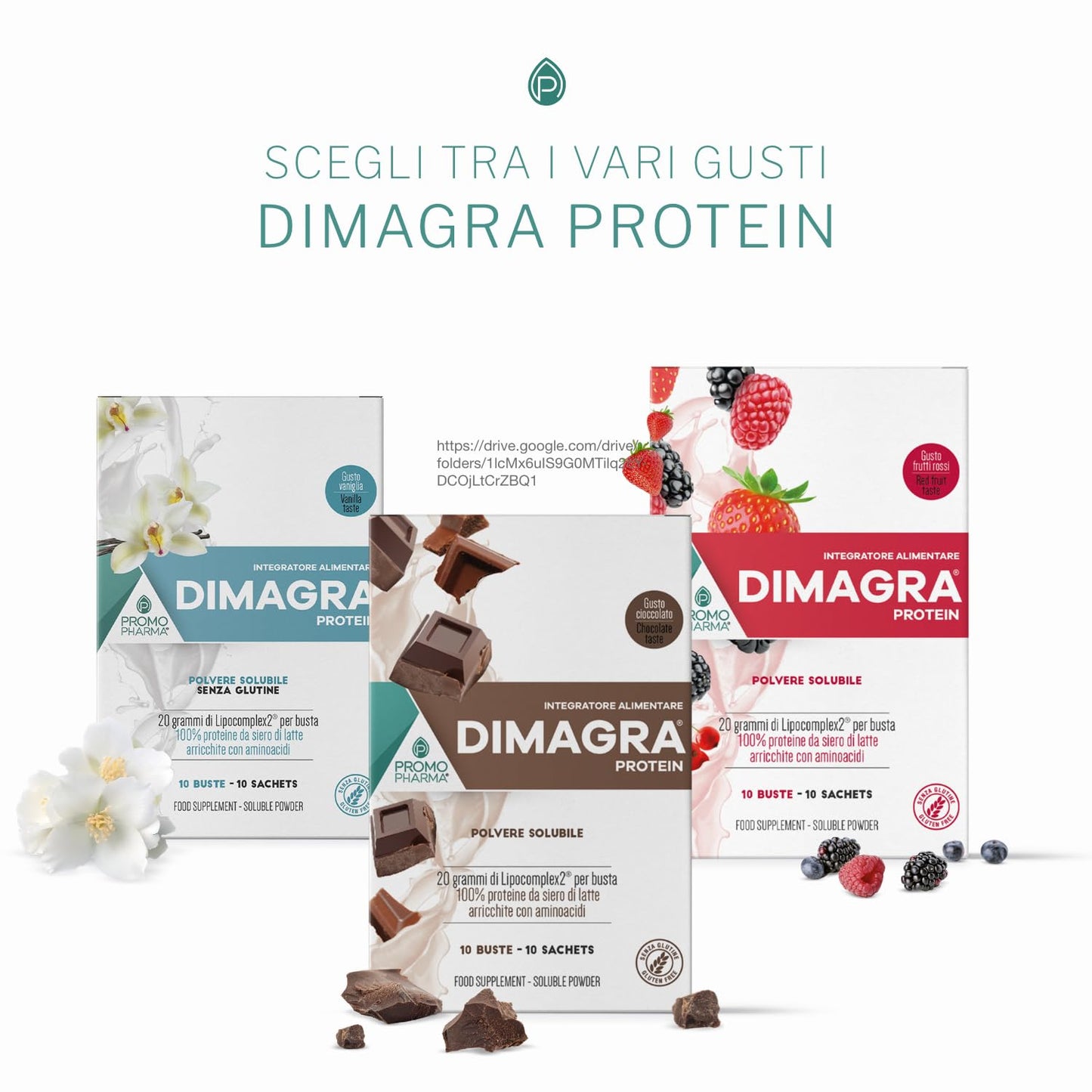 Dimagra Protein - Integratore Alimentare con proteine da siero del latte - Per dimagrire, disintossicare, per il mantenimento e la crescita della massa muscolare - Gusto cioccolato, 10 buste da 22 g