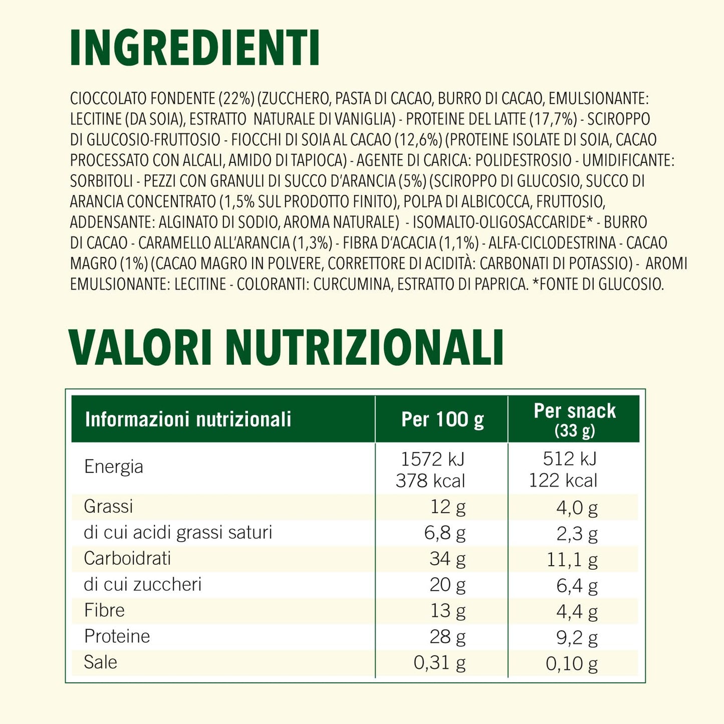 Enervit, Enerzona Protein Snack 40-30-30 Variety Pack 5pz Cioccolato/arancia + 5pz Salty Caramel, Barrette Proteiche per Dieta a Zona con Proteine del Latte e Fibre, Senza Olio di Palma