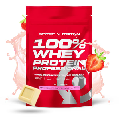 Scitec Nutrition 100% Whey Protein Professional - Potenziato con aminoacidi extra ed enzimi digestivi - Senza glutine - Senza olio di palma, 2.35 kg, Cioccolato