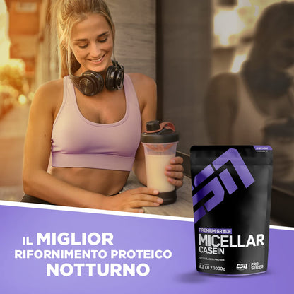 ESN Micellar Casein, Naturale, 1000g, Caseina in Polvere