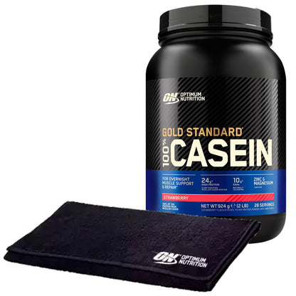 Optimum Nutrition Gold Standard 100% Casein Proteine di Caseina in Polvere a Rilascio Graduale Durante la Notte con Zinco e Magnesio Gusto Crema alla Vaniglia 55 Porzioni 1,82Kg + Shaker