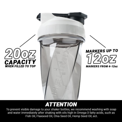 HELIMIX 1,5 Vortex Blender Shaker bottiglia contiene fino a 828 ml | Nessuna palla o frusta | Prodotto negli Stati Uniti | Portatile pre allenamento Proteine del siero di latte shaker tazza | Mescola