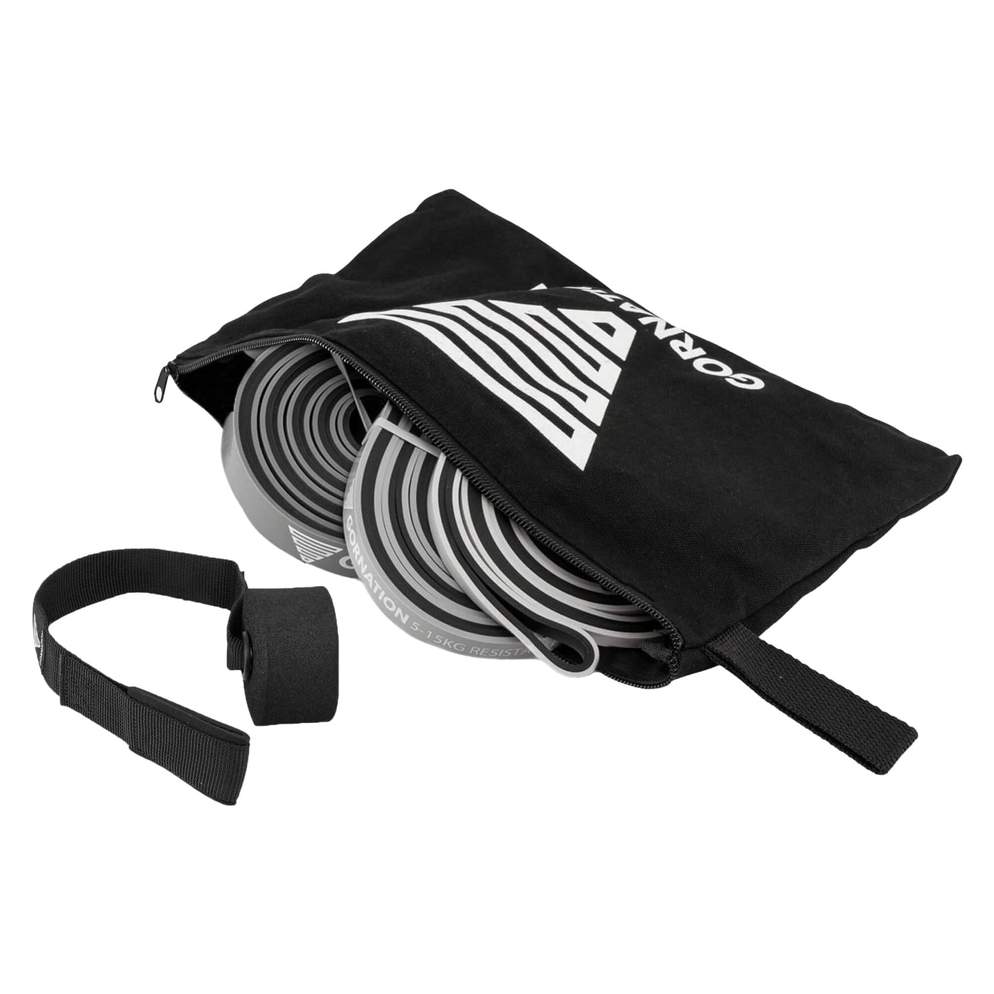 GORNATION Bande di Resistenza, Bande Elastiche per Calisthenics, Fitness e Ginnastica, Elastici per Trazioni, per Allenamenti Indoor e Outdoor, Loop Bands per Palestra, Riabilitazione e Stretching