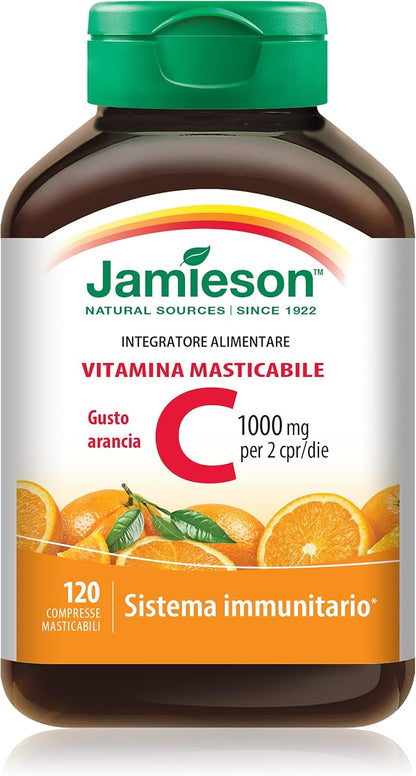 Vitamina C 1000 Masticabile Arancia 120 Compresse