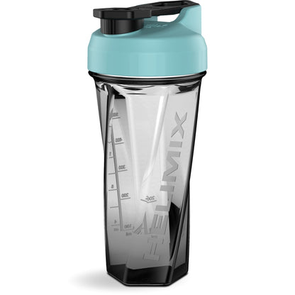 HELIMIX 1,5 Vortex Blender Shaker bottiglia contiene fino a 828 ml | Nessuna palla o frusta | Prodotto negli Stati Uniti | Portatile pre allenamento Proteine del siero di latte shaker tazza | Mescola