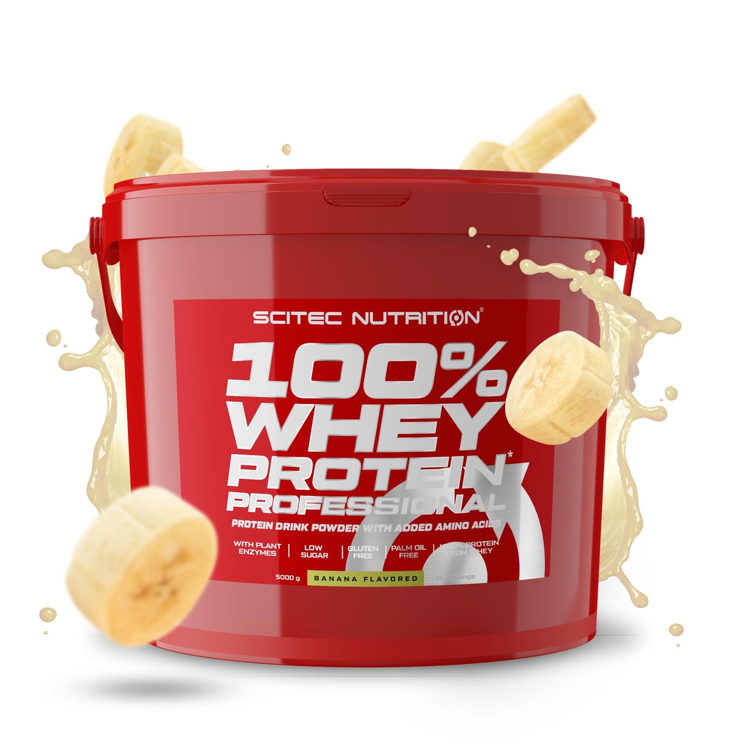 Scitec Nutrition 100% Whey Protein Professional - Potenziato con aminoacidi extra ed enzimi digestivi - Senza glutine - Senza olio di palma, 2.35 kg, Cioccolato