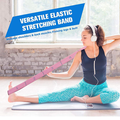 Elastico Fasce di Resistenza, Fitness Elastici e bande Yoga Stretching Band Ceinture Elastiche Cinghia Elastica