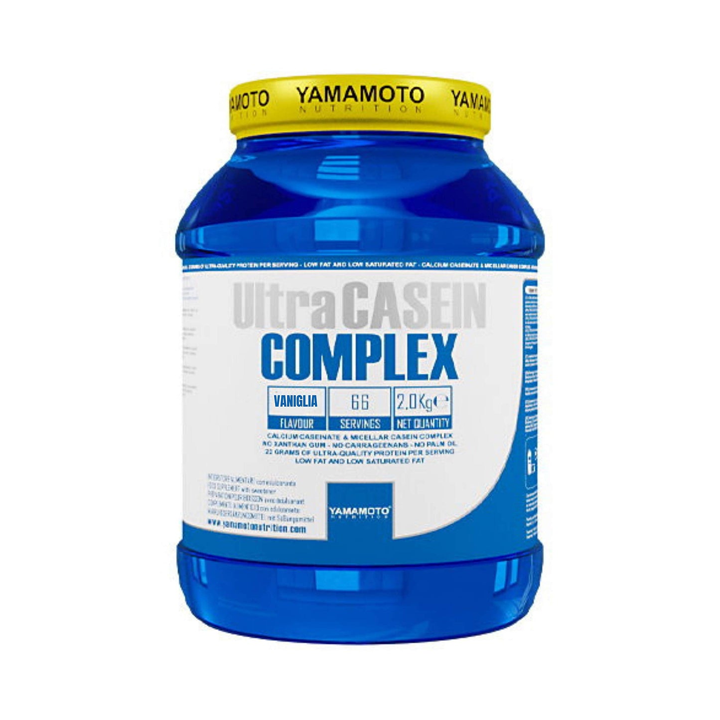 Yamamoto Nutrition Ultra Casein COMPLEX integratore a base di caseina del latte (Vaniglia, 2 kg)…