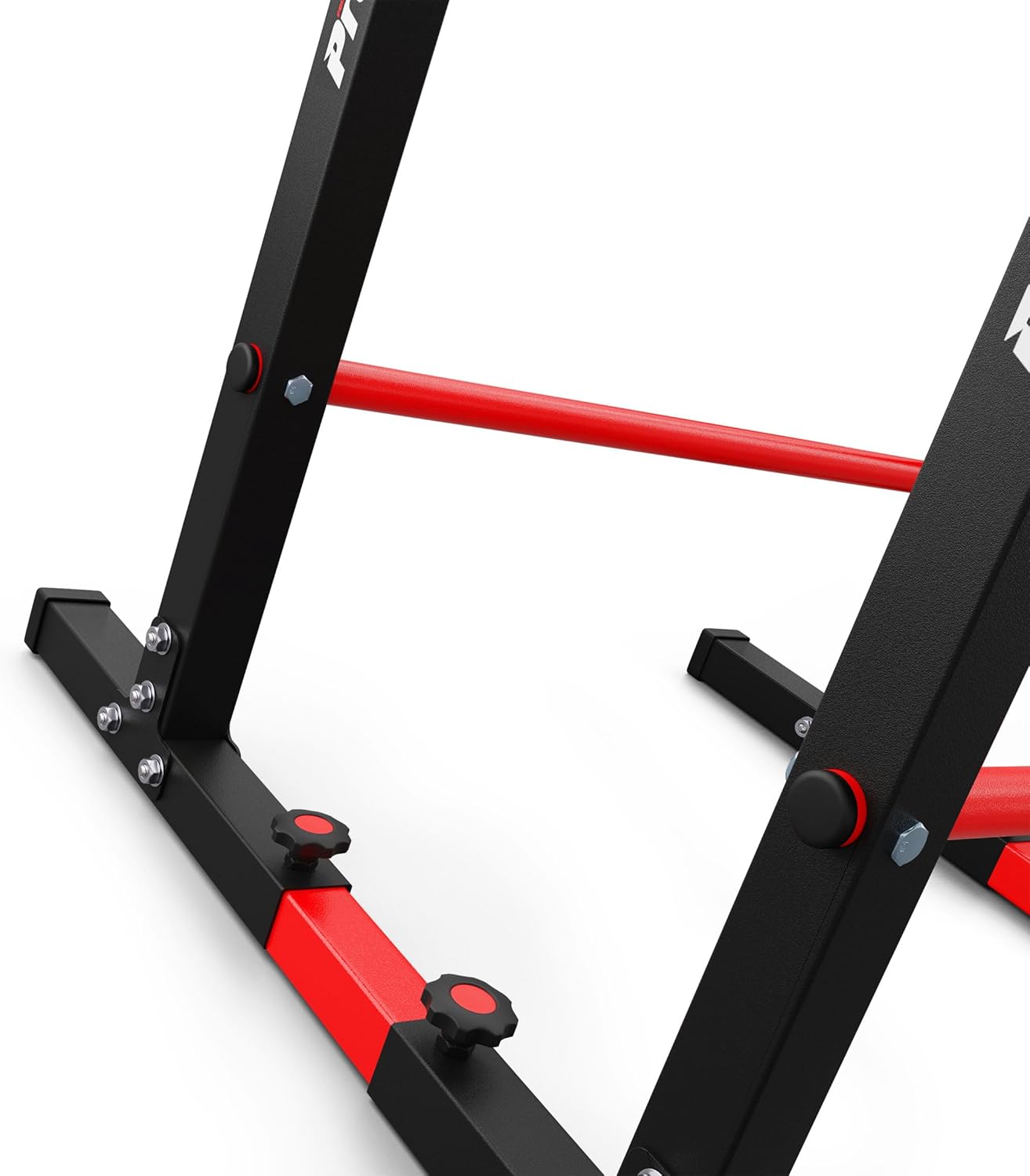 K-Sport: Parallele calisthenics Dip bar con una capacità di carico fino a 290kg I Attrezzi fitness professionali per la casa, E-Book incluso