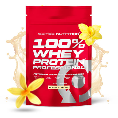 Scitec Nutrition 100% Whey Protein Professional - Potenziato con aminoacidi extra ed enzimi digestivi - Senza glutine - Senza olio di palma, 2.35 kg, Cioccolato