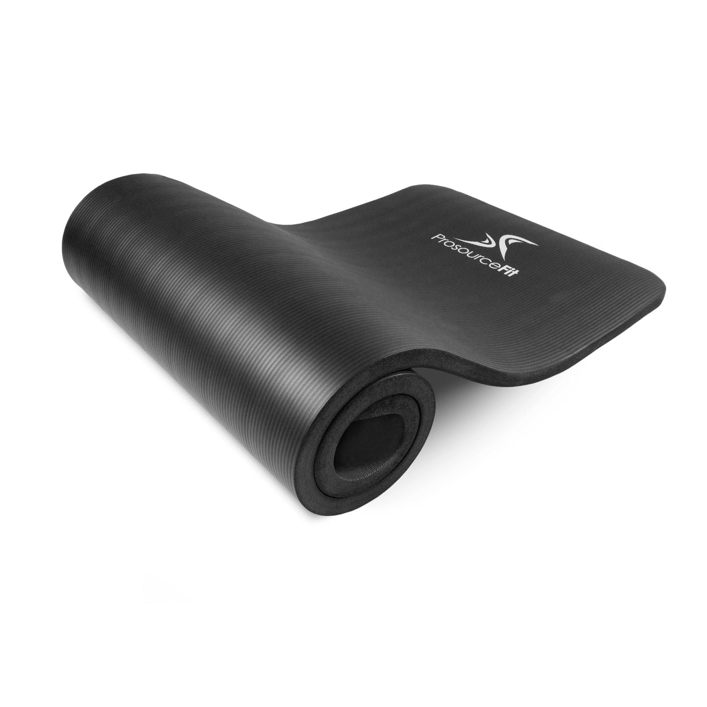 ProsourceFit Extra Thick Yoga and Pilates Mat ½” (13mm) or 1" (25mm), 71-inch Long High Density Exercise Mat with Comfort Foam and Carrying Strap