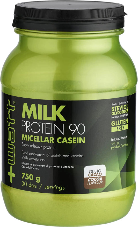 Milk Protein 90 - Proteina a Lento Assorbimento- Formato: 750 g - Gusto: Cacao