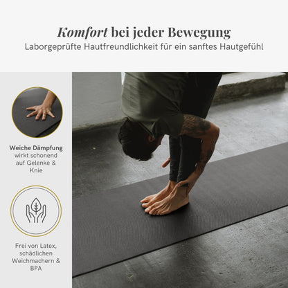 Lotuscrafts Tappetino Yoga Antiscivolo Professionale Mudra Studio XL - Materassino Yoga Antiscivolo per Principianti e Avanzati - Tappeto Yoga Professionale - Yoga Mat