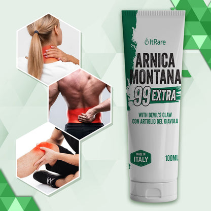 Arnica Montana Extra 99-100ml Arnica per Cavalli uso umano - - Pomata con Artiglio del Diavolo - Muscolare Gel Forte