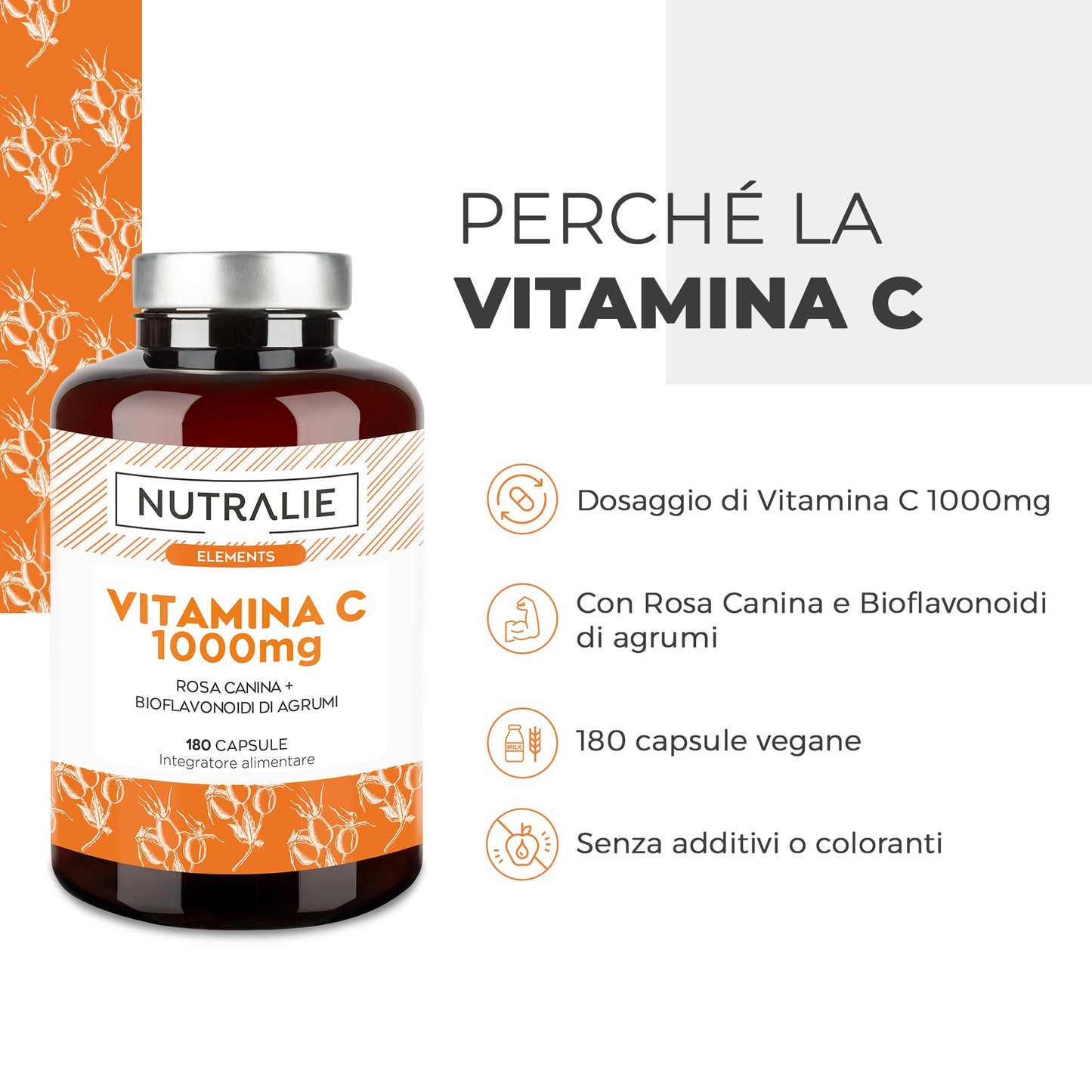 BIOTINA - Crescita Capelli, Unghie e Pelle - Integratore Capelli ad Alto Dosaggio con Zinco Selenio e Vitamine D e E | 120 Capsule Vagane Nutralie