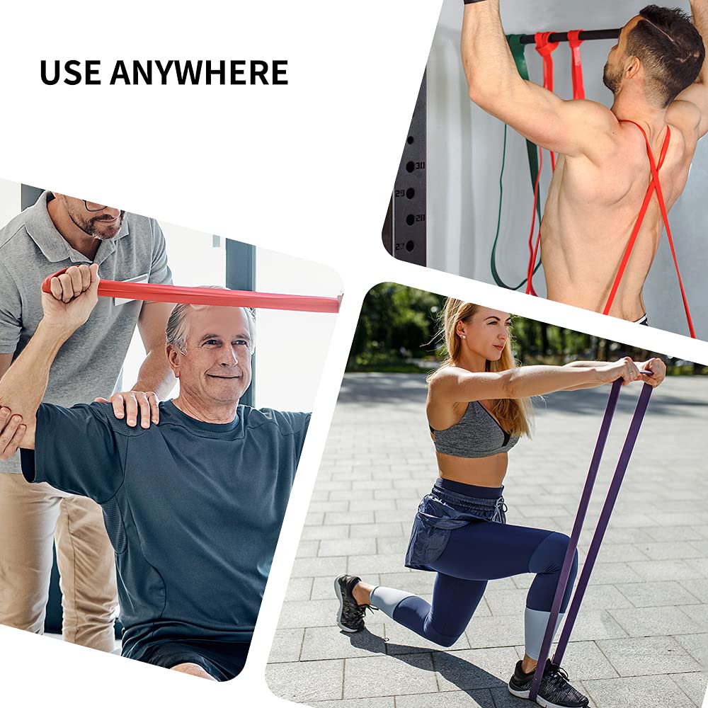 PROIRON Bande di Resistenza - Pull UP Bande - Bande Elastiche Fitness, Loop Bands Corpo Stretching, Powerlifting, Resistenza di Addestramento