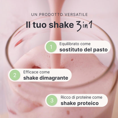 Sheko Frullato proteico al gusto Caffè - integratori per dimagrire con 200 Kcal - 25 dosi di Pasti sostitutivi dimagranti per barattolo