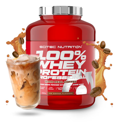 Scitec Nutrition 100% Whey Protein Professional - Potenziato con aminoacidi extra ed enzimi digestivi - Senza glutine - Senza olio di palma, 2.35 kg, Cioccolato