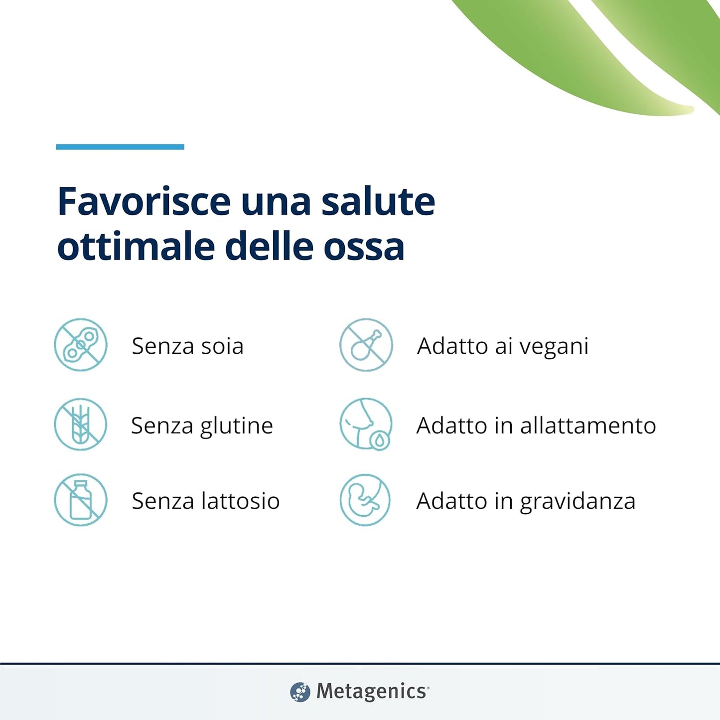 Metagenics Vitamina K2 - Contribuisce alla Normale Salute delle Ossa - 56 CPR