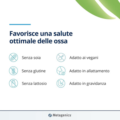 Metagenics Vitamina K2 - Contribuisce alla Normale Salute delle Ossa - 56 CPR