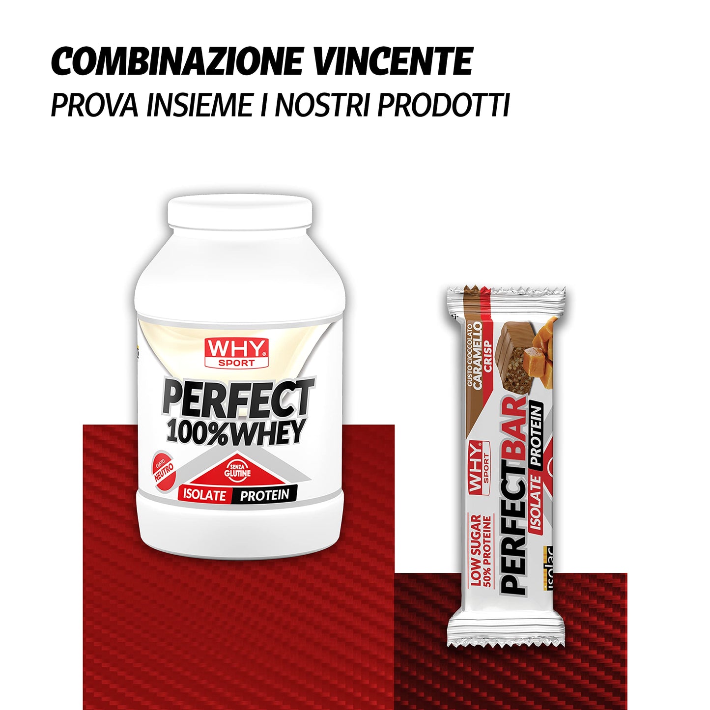 WHY SPORT PERFECT 100% WHEY - Proteine Whey - Proteine Isolate - Proteine in Polvere con Aminoacidi Essenziali per la Massa Muscolare - Gusto Cioccolato al Latte - 900 gr