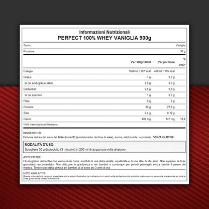 WHY SPORT PERFECT 100% WHEY - Proteine Whey - Proteine Isolate - Proteine in Polvere con Aminoacidi Essenziali per la Massa Muscolare - Gusto Cioccolato al Latte - 900 gr