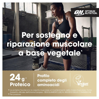 Optimum Nutrition Gold Standard 100% Plant Based, Proteine Vegetali in Polvere per Uomo e Donna, Frullato Proteico Vegano, Post-Allenamento o in Altri Momenti, Gusto Vaniglia, 21 porzioni, 684g