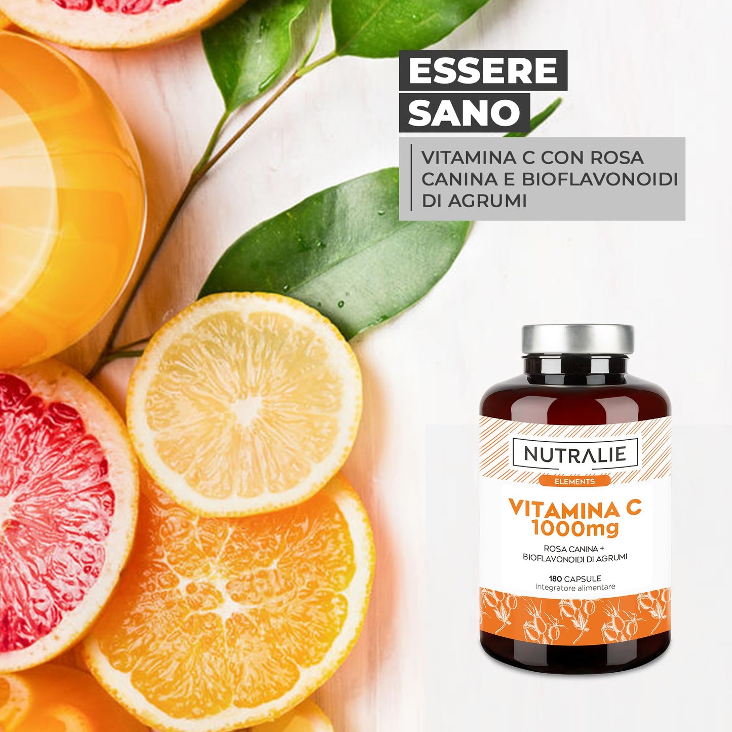 BIOTINA - Crescita Capelli, Unghie e Pelle - Integratore Capelli ad Alto Dosaggio con Zinco Selenio e Vitamine D e E | 120 Capsule Vagane Nutralie