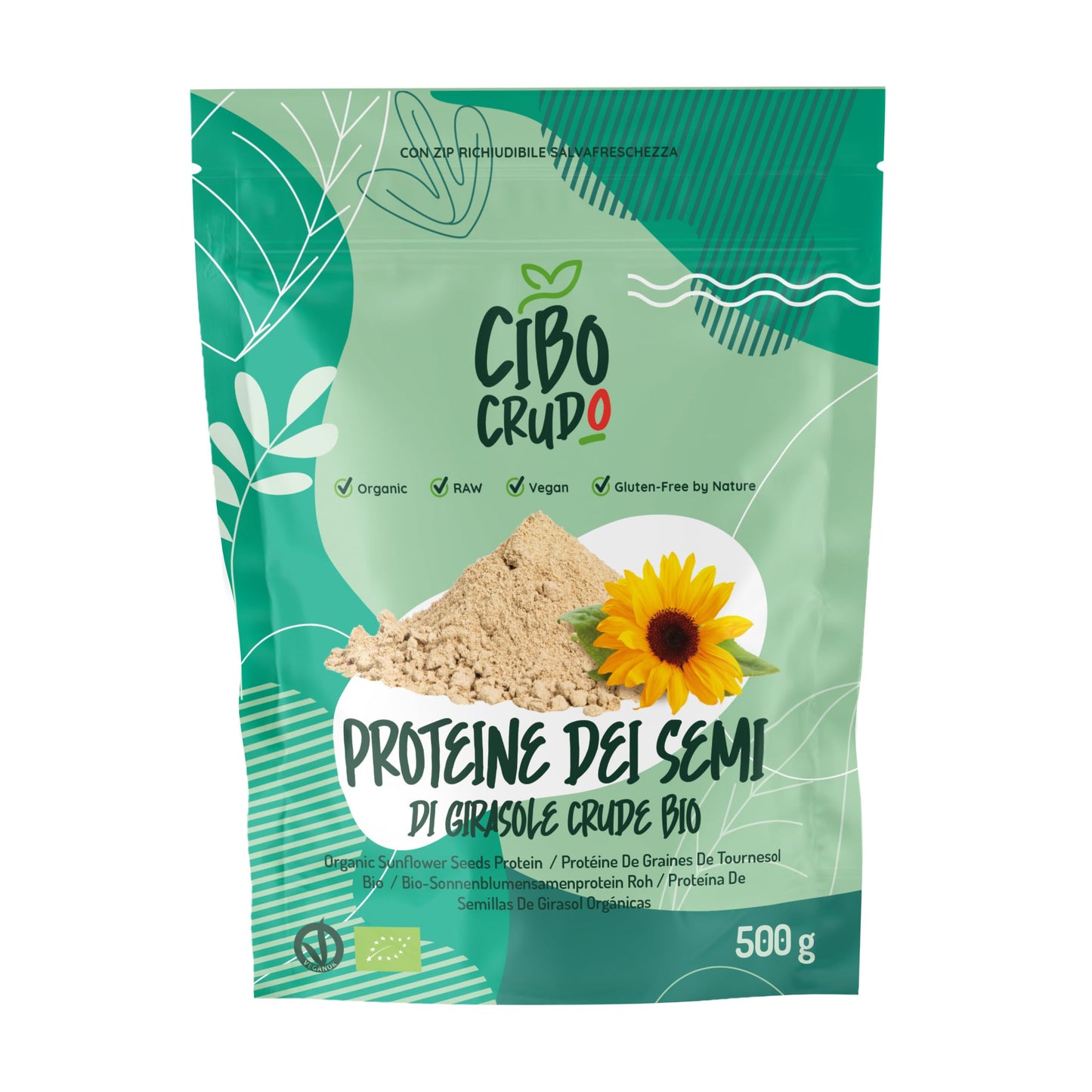 Proteine del Riso in Polvere Bio - 80% Proteina - 500g. Proteine Naturalmente Senza Lattosio e Glutine. Proteine Vegane Vegetali e Biologiche Senza Zucchero. Organic and Vegan Rice Protein Powder.