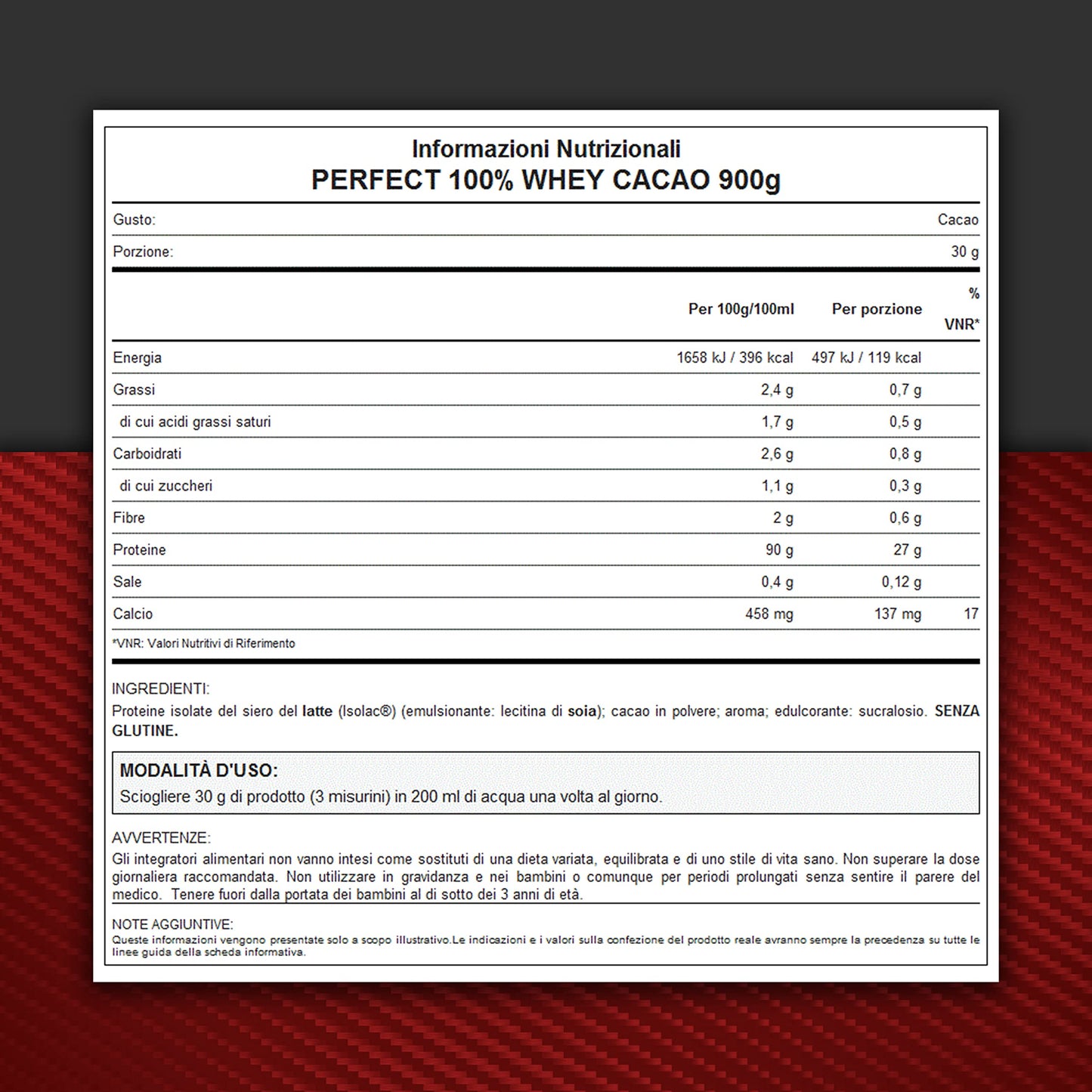 WHY SPORT PERFECT 100% WHEY - Proteine Whey - Proteine Isolate - Proteine in Polvere con Aminoacidi Essenziali per la Massa Muscolare - Gusto Cioccolato al Latte - 900 gr