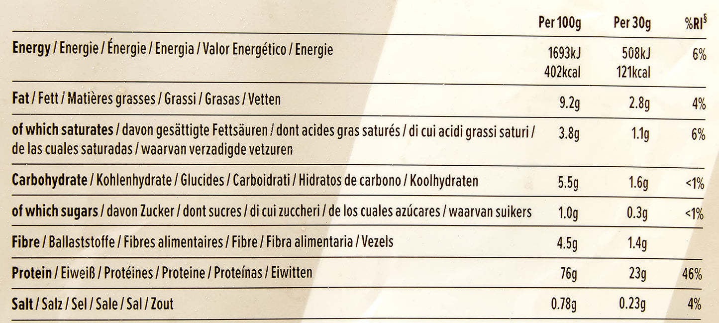 Marchio Amazon - Amfit Nutrition Proteine del Siero di Latte in Polvere, Nocciola e Cioccolato, 33 porzioni, 1 kg (Confezione da 1)