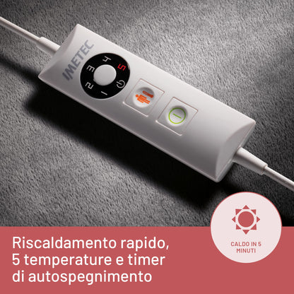 Imetec Intellisense Comfort, Termoforo multiuso, Cuscino termico, Per schiena e addome, Tasca per mani, Rapido riscaldamento, Tessuto anallergico, 5 temperature, Electro block di sicurezza, Lavabile