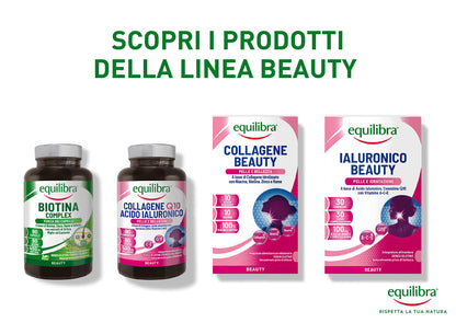 equilibra Integratori Alimentari, Biotina Complex, Benessere di Capelli e Unghie, Integratore Altodosato a Base di Biotina, Zinco, Rame, Selenio, Estratti di Ortica, Miglio, Equiseto, 90 Capsule